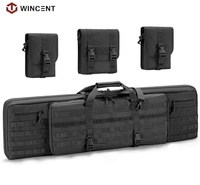 Torba pokrowiec DOUBLE RIFLE BAG BLACK 92 cm na 2 szt broni, akcesoria