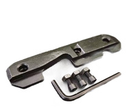 Boczna szyna montażowa 117mm jaskółczy ogon do karabinków AK - Black