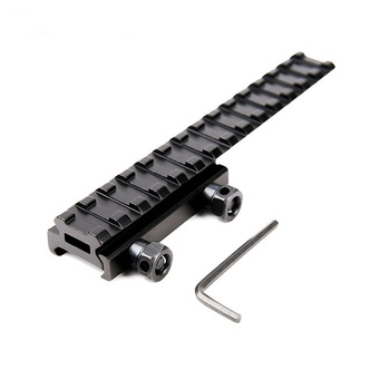 SHADE MOUNT Szyna montażowa Picatinny 145 mm z podwyższeniem – 21 mm, 14 slotów