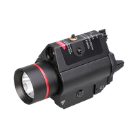 SHADE TACTICAL LASER kompaktowa latarka taktyczna 1000 Lm z czerwonym Laserem – pistolet