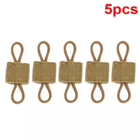 Uchwyt mocujący MOLLE klamra, zapiecie, taktyczny KHAKI 5szt